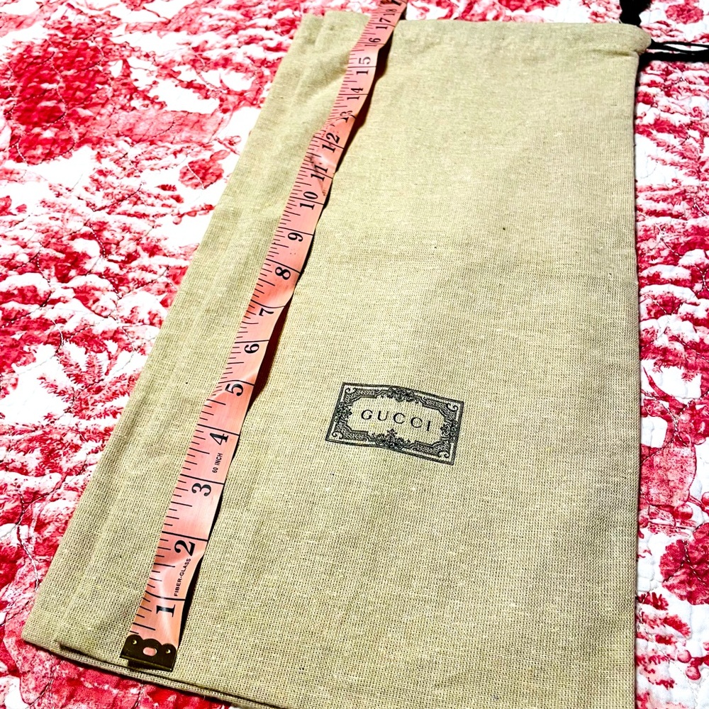 Gucci Shoe Dust Bags, 17 x 8.5 inches